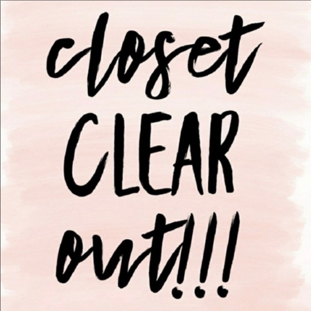Closet clear out